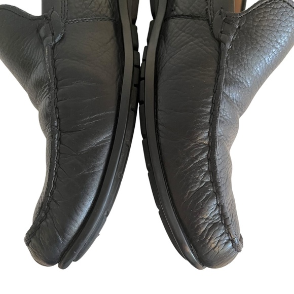 Ecco  Black Leather Driving Loafers 44 (10-10.5) Extra Width main image 8